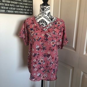🔴 5/$25 Pink Rose Top